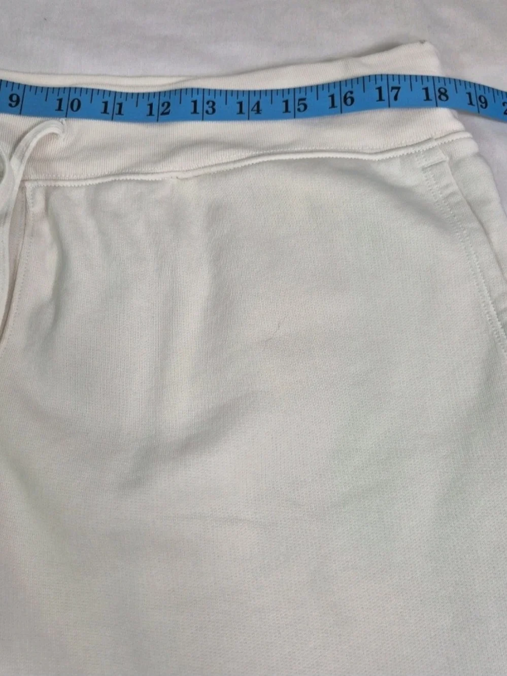 Polo Ralph Lauren Men’s Fleece Shorts Size  XL White Embroidered  7